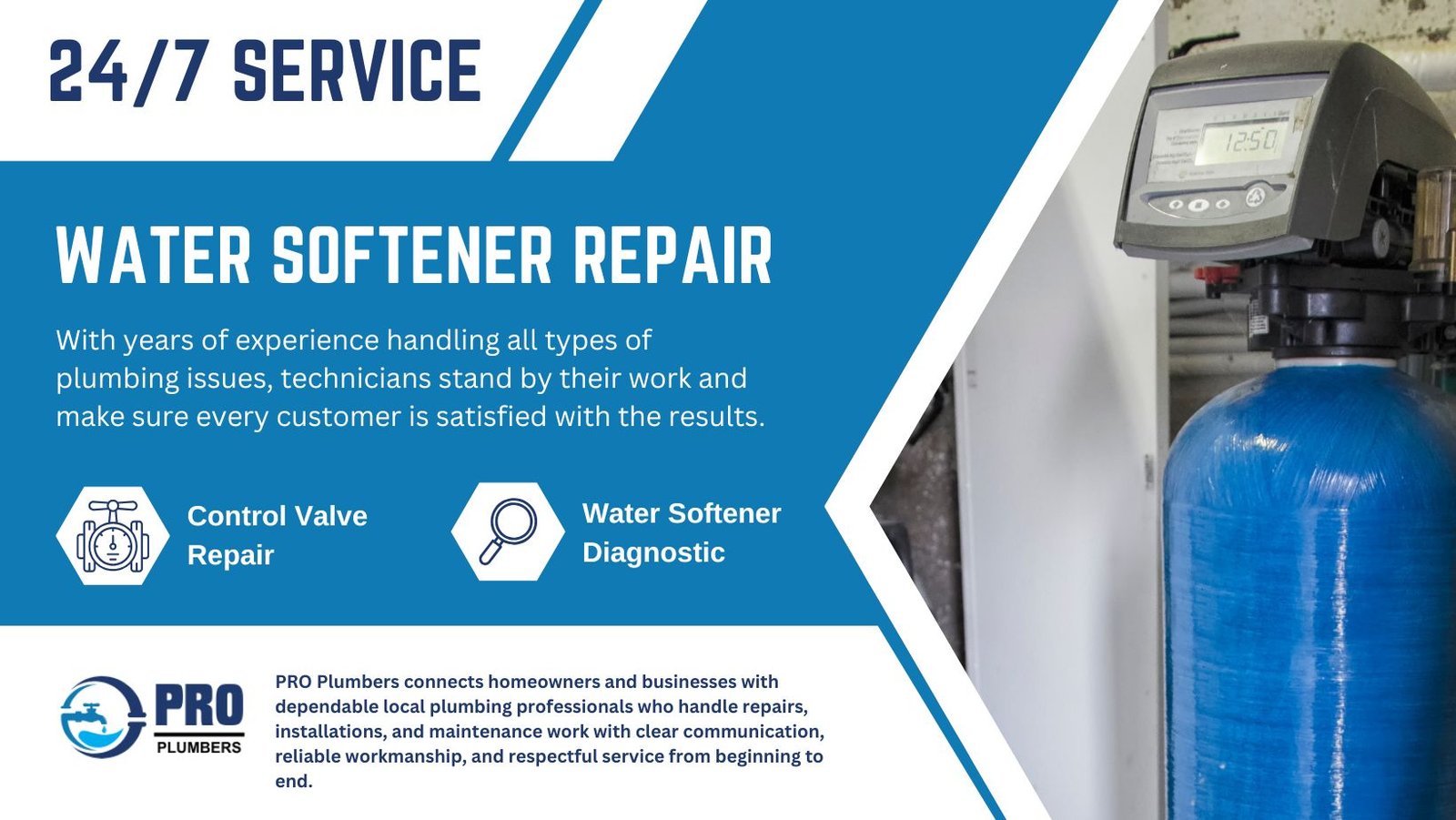 Water softener repair in Redlands, CA